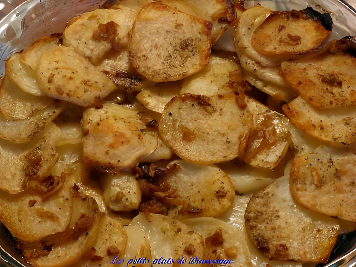 recette Pommes de terre Anna à l'oignon