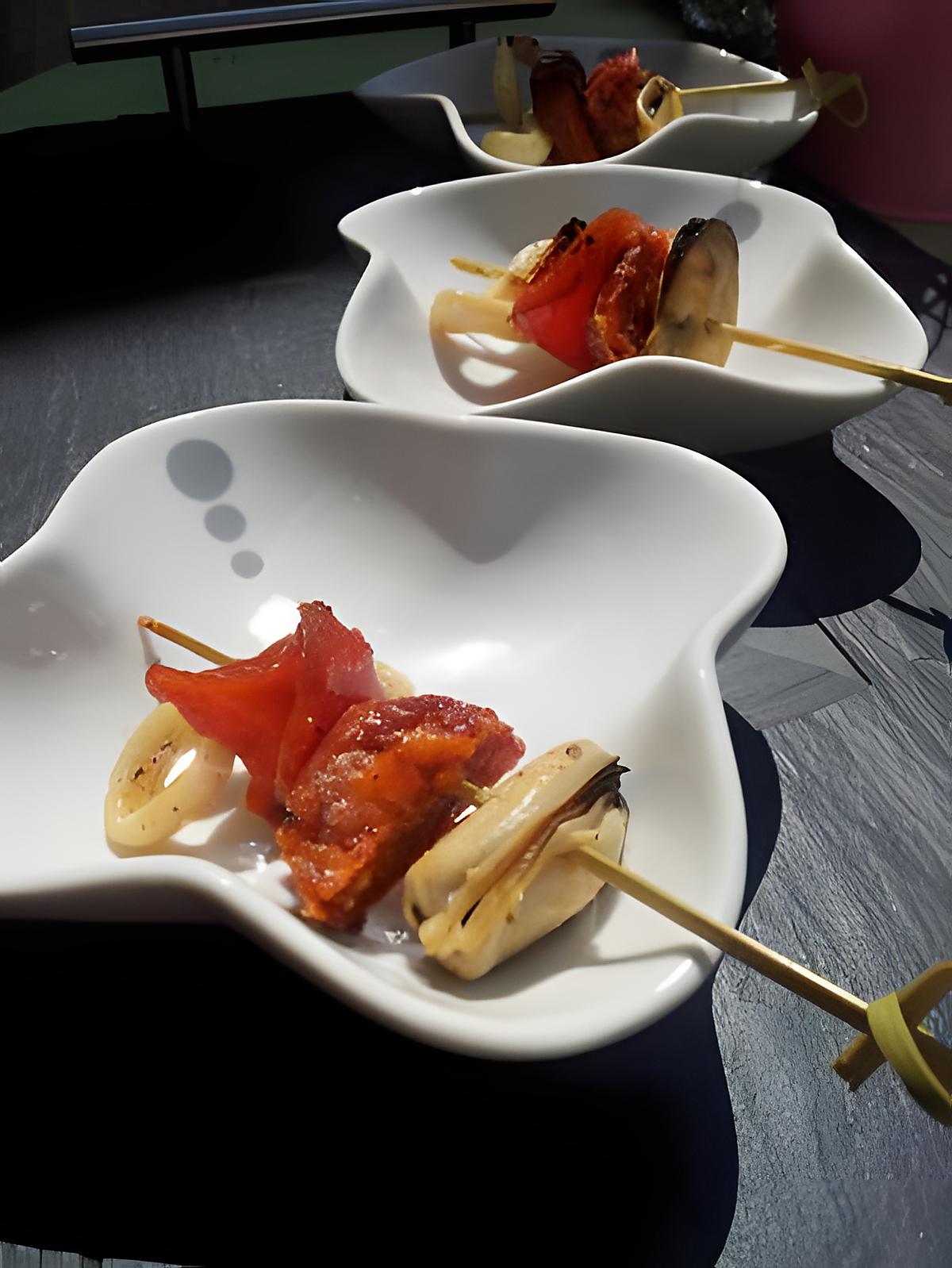 recette Brochettes de tapas espagnoles