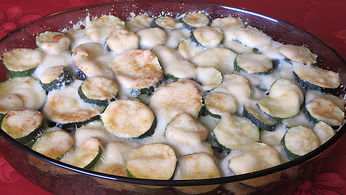 recette gratin de courgettes et viande cannelle-muscade