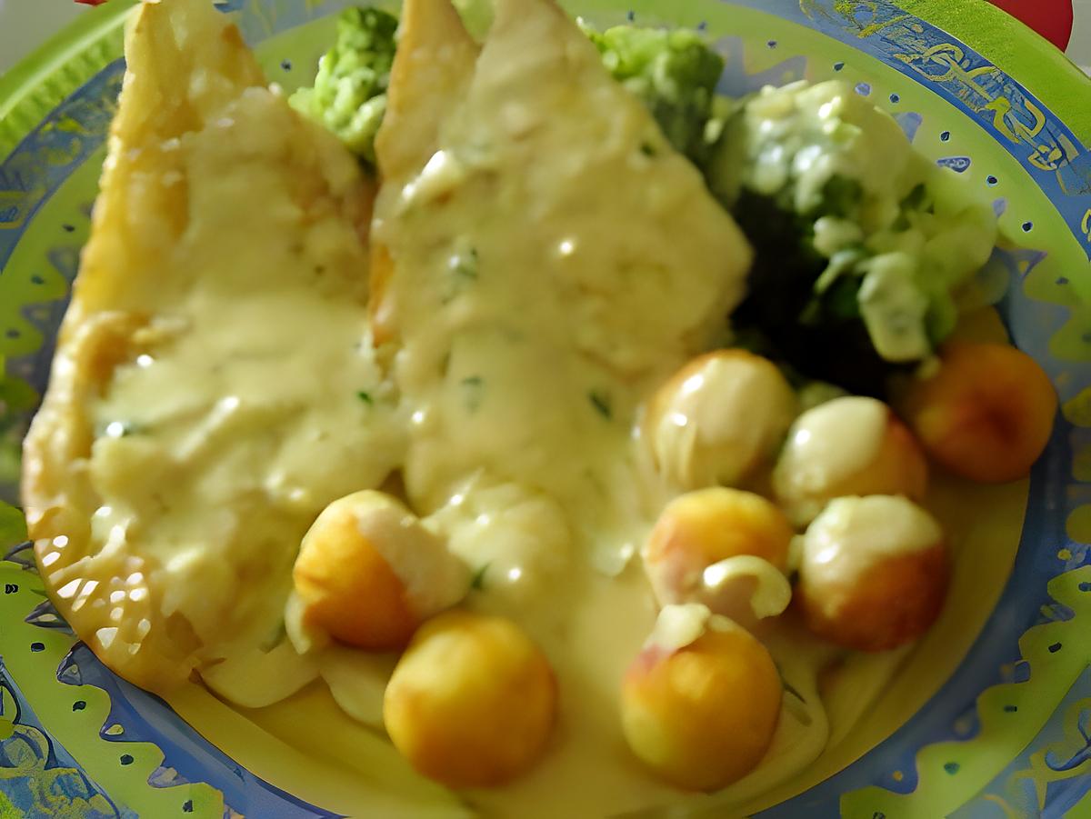 recette filets de poisson sauce moutarde