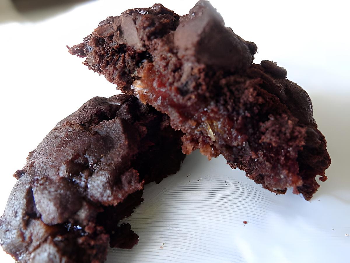 recette cookies moelleux choco-cerises