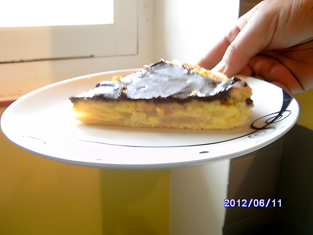 recette Tarte fondante au poire chocolat