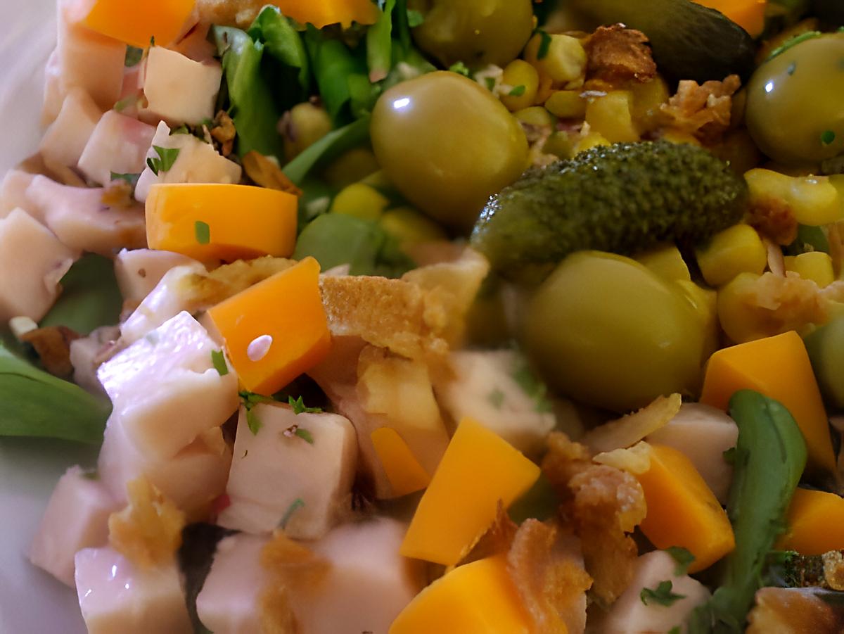 recette Salade multicolore... rafraîchissante  à la Kapiluka....