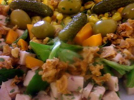 recette Salade multicolore... rafraîchissante  à la Kapiluka....