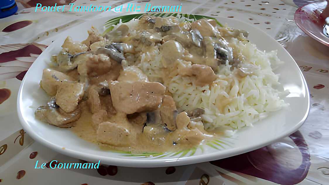 Poulet Tandoori et riz Basmati