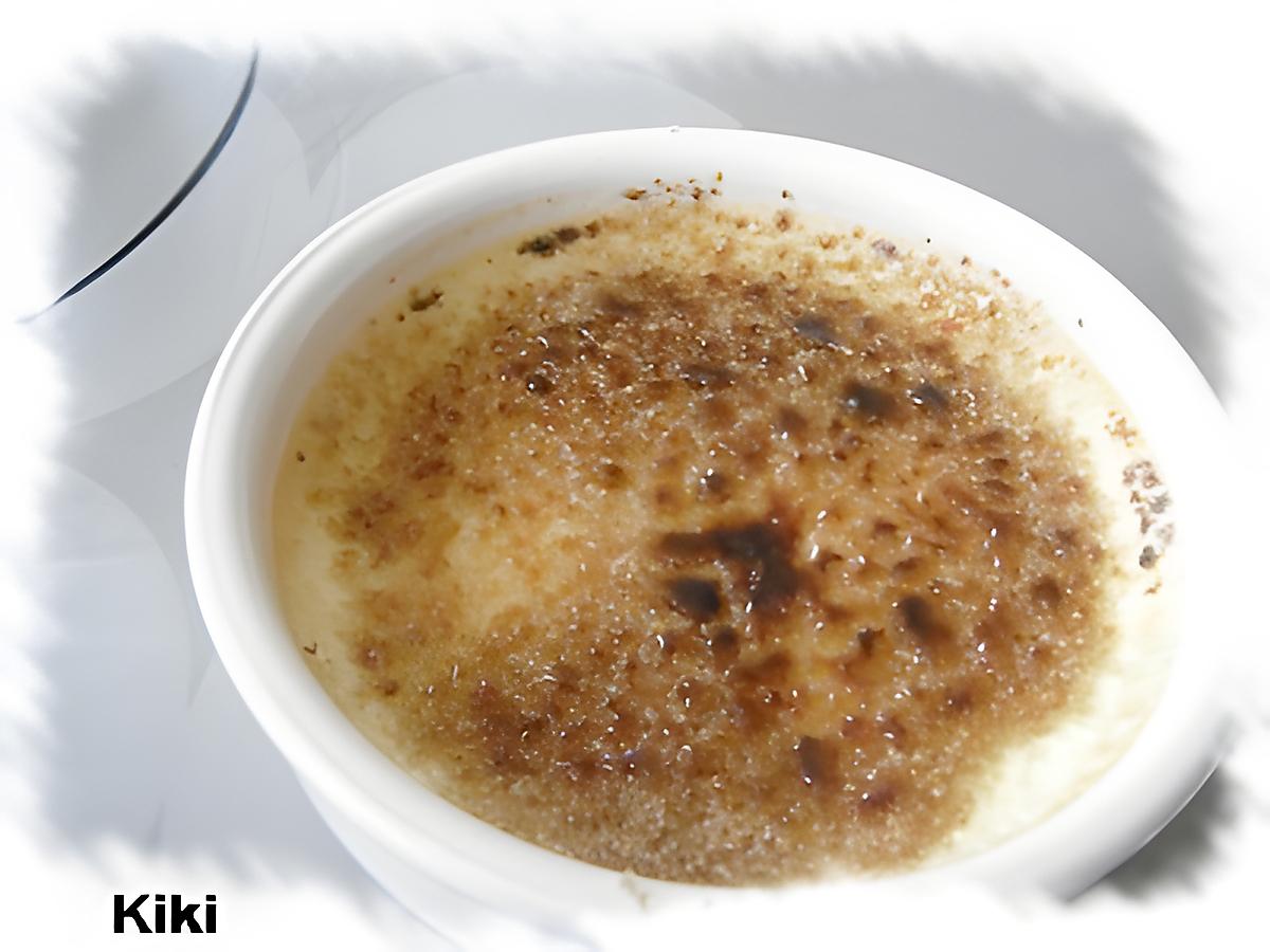 recette Crème brûlée légère