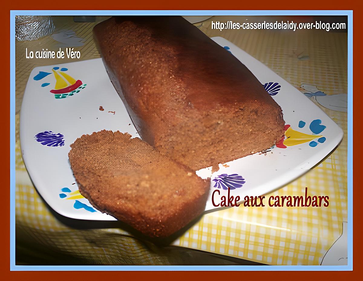 recette cake au carambars