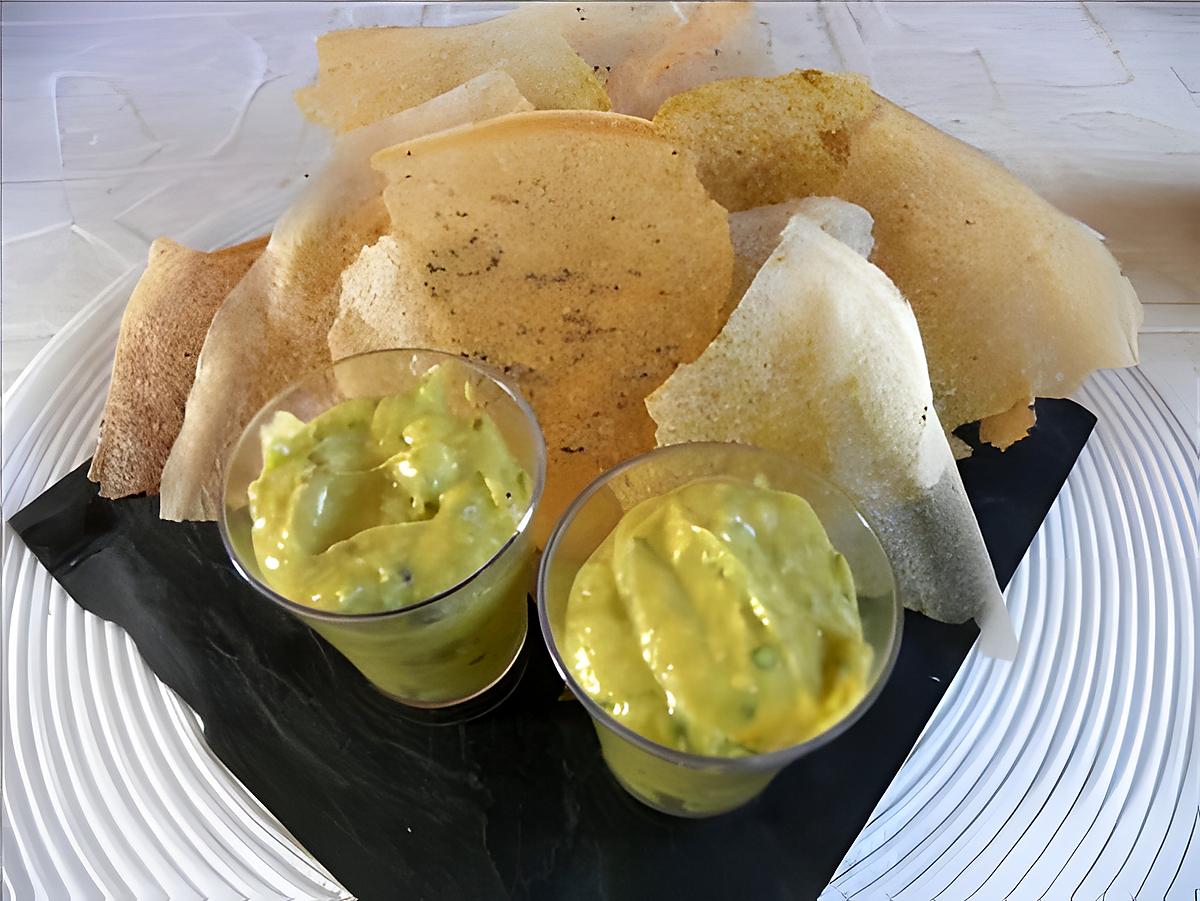 recette Guacamole papaye et ses chips