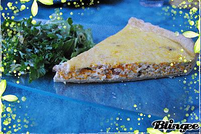 recette Quiche carottes & fromage tartare