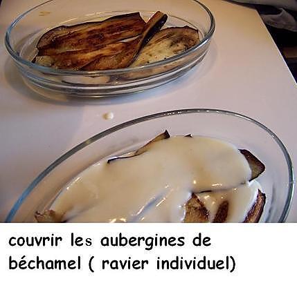 recette Aubergines en béchamel