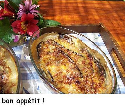 recette Aubergines en béchamel