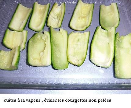 recette Courgettes au thon , Philadelphia et Curry