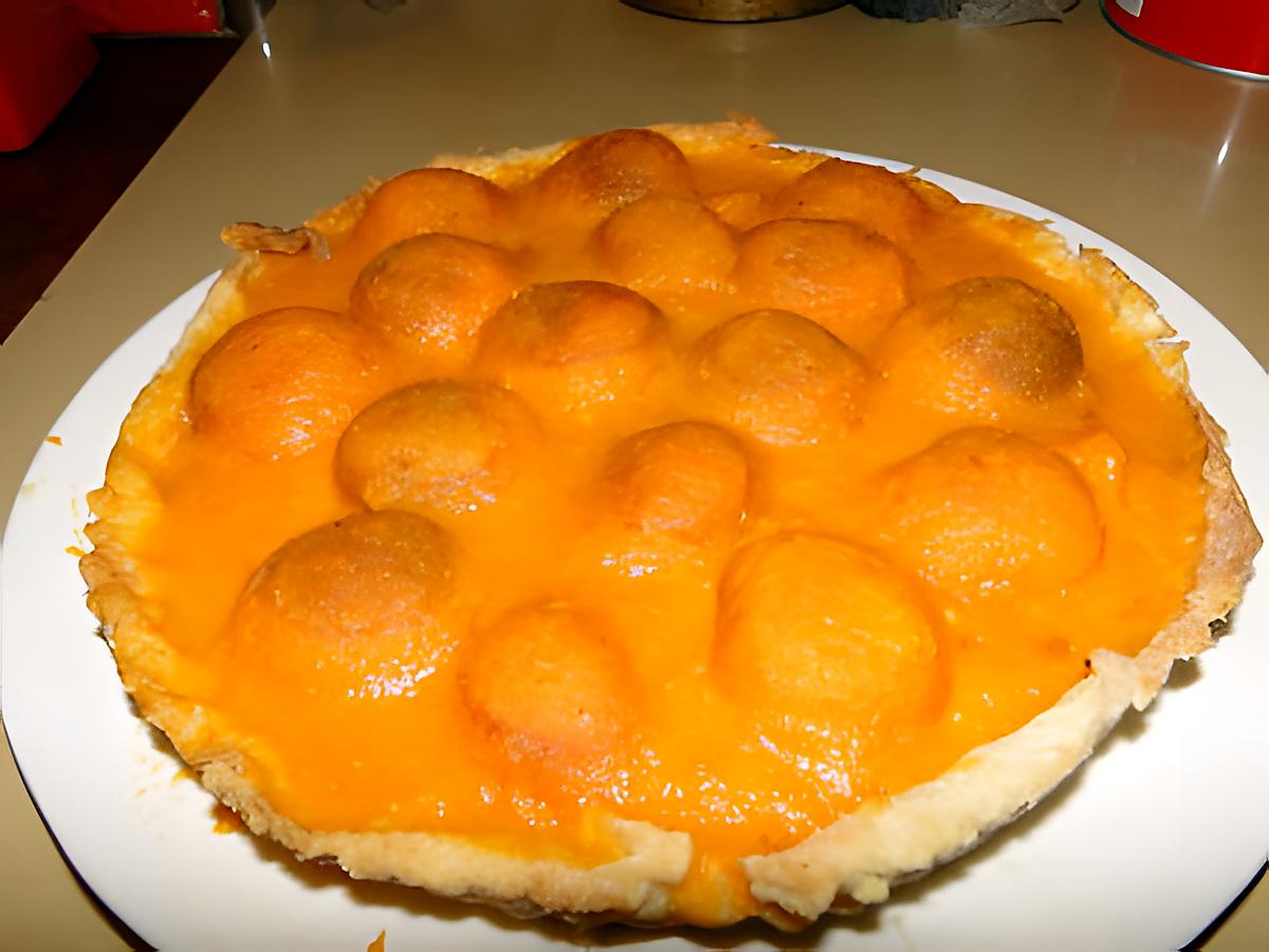 recette Tarte aux abricots et aux amandes