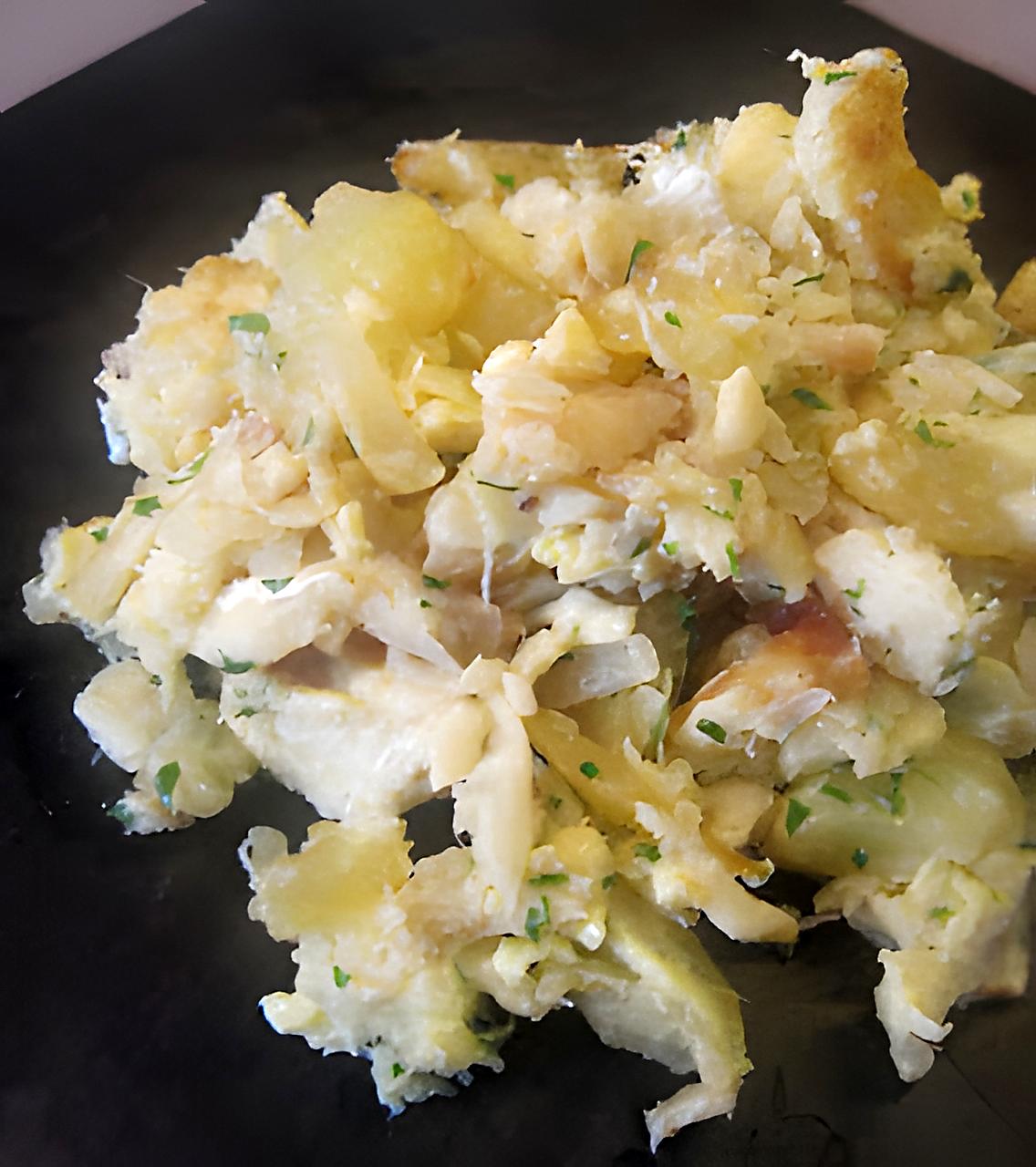 recette Bacalhau a braz (morue, oeufs et frites)