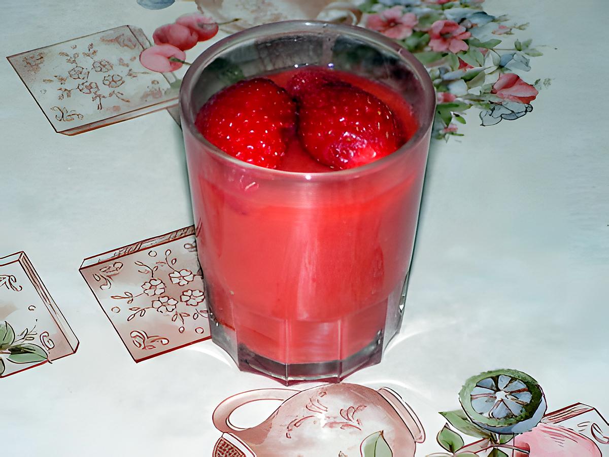 recette Compote fraise rhubarbe