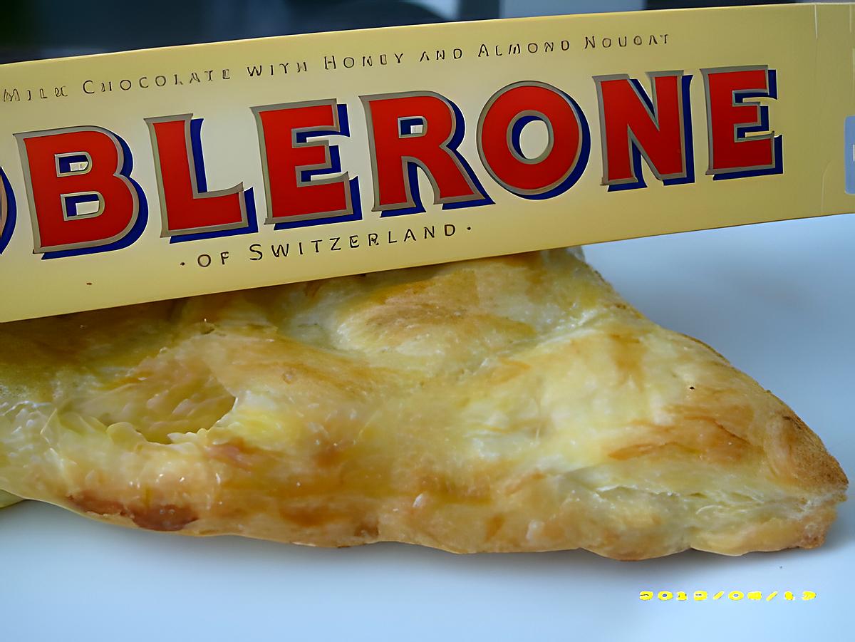 recette triangles au Toblerone