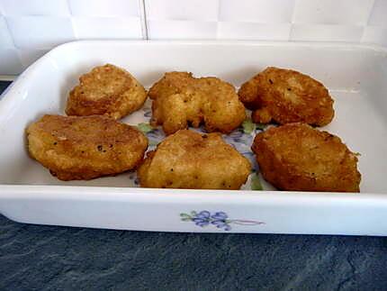 recette Nuggets de poisson façon acras