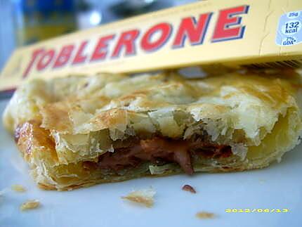 recette triangles au Toblerone