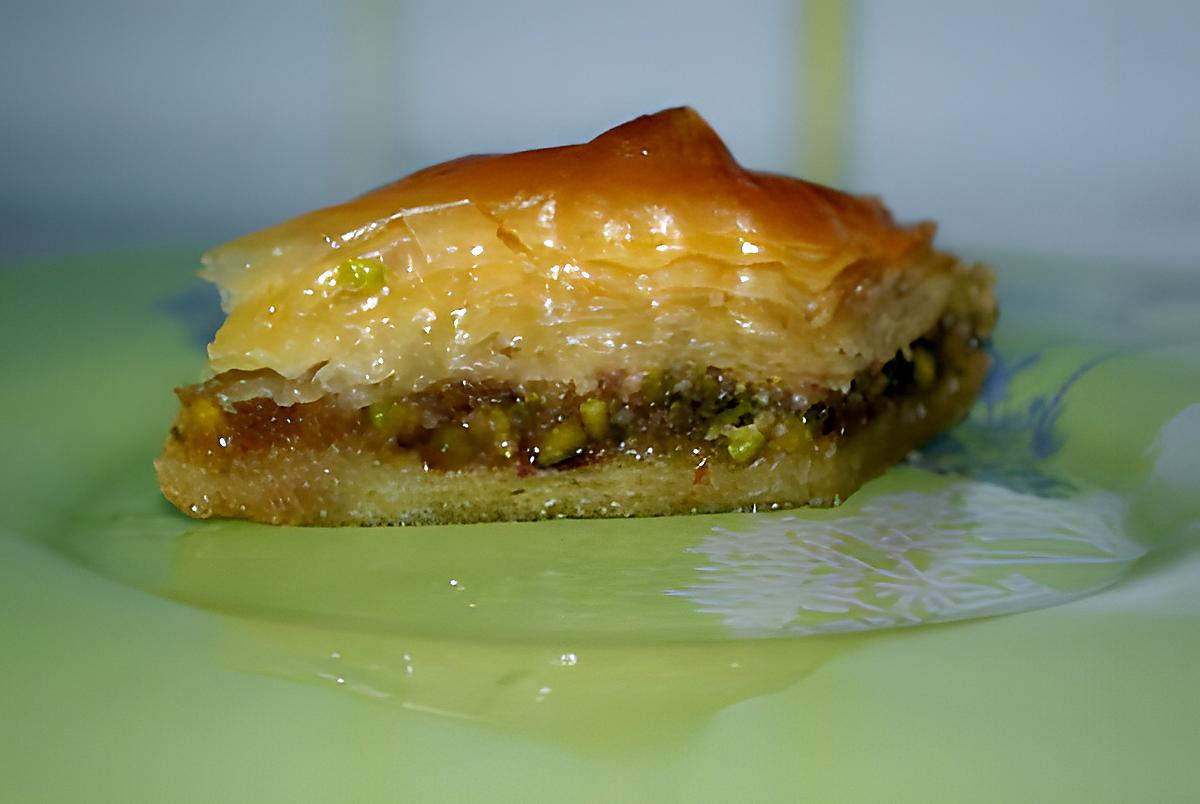 recette Baklava/Baklawa Aux Pistaches