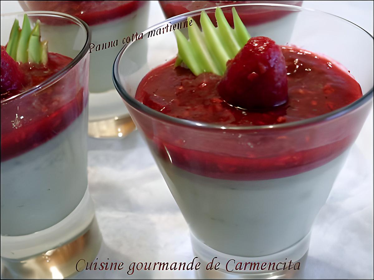 recette Panna Cotta Martienne