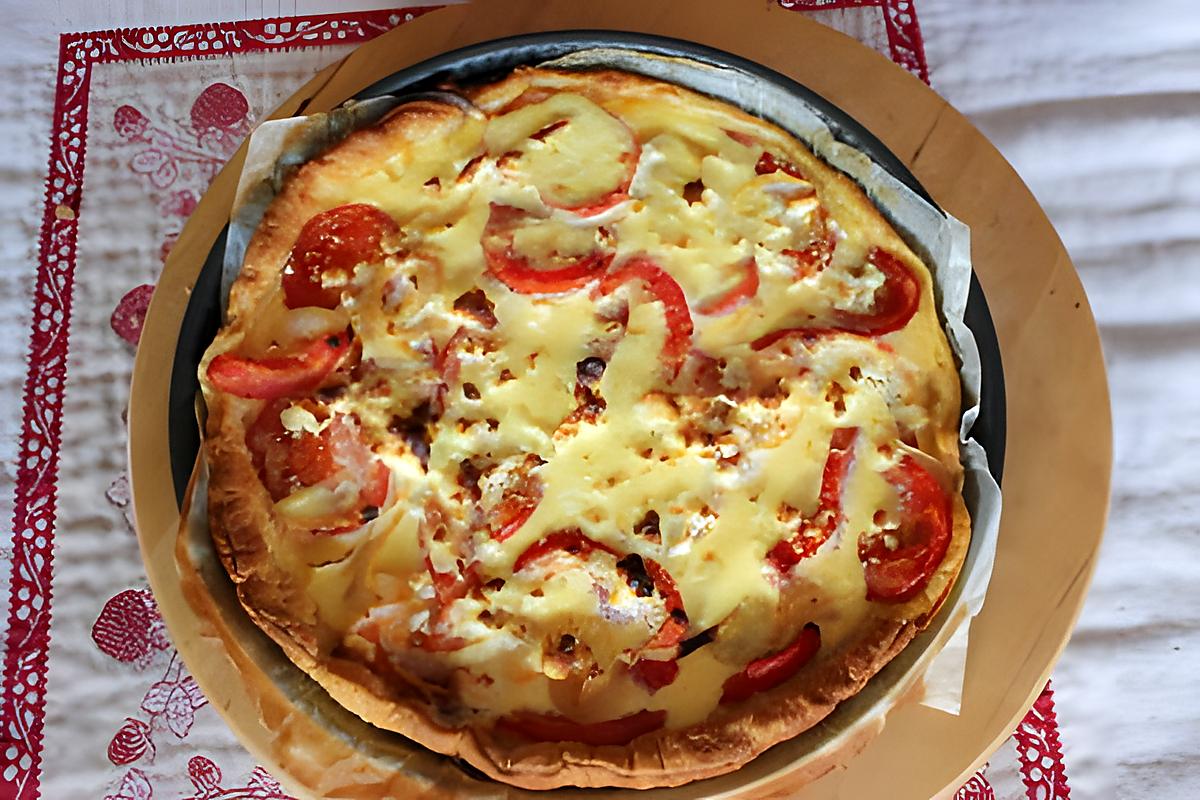 recette Quiche à la tomate