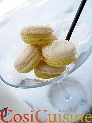 recette Macarons Malibu Ananas