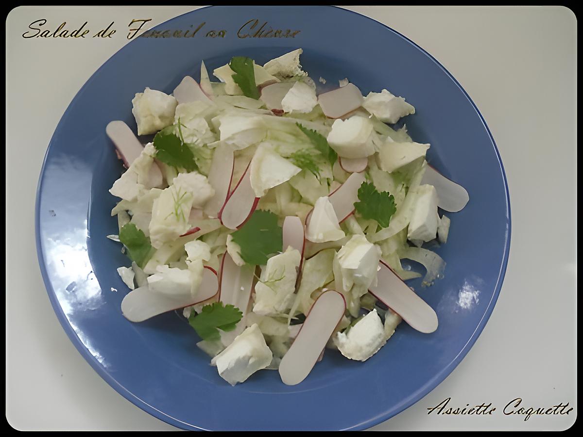 recette Salade fenouil et chèvre