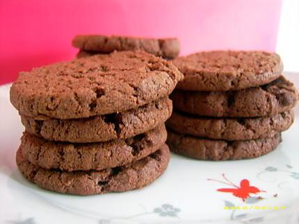 recette sablés au chocolat