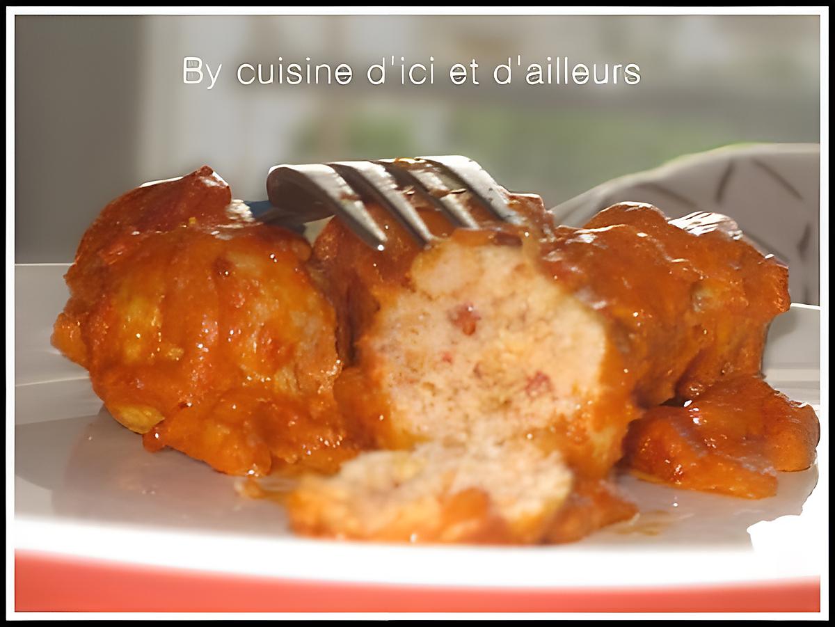 recette Boulettes au chorizo et comté..