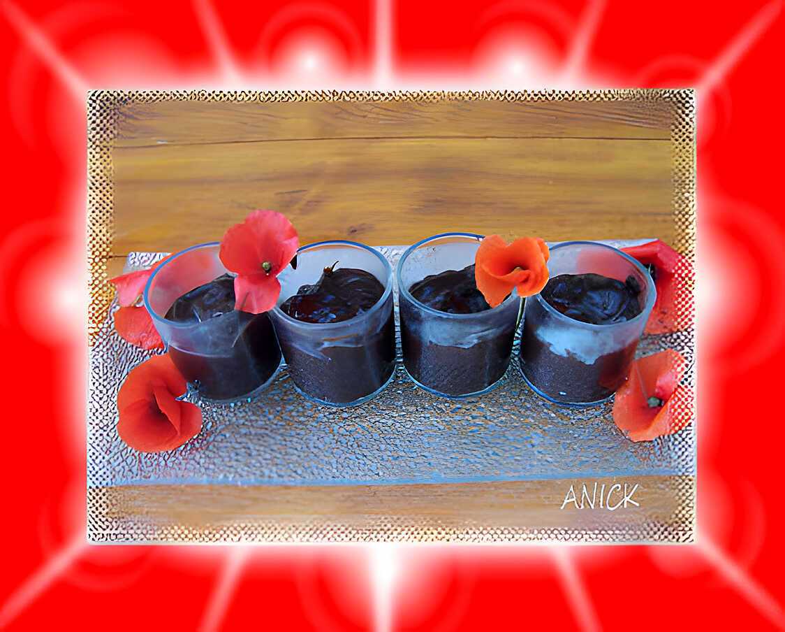 Recette de Crèmes au chocolat express comme une danette et chouquettes Recette de Crèmes au chocolat express comme une danette et chouquettes