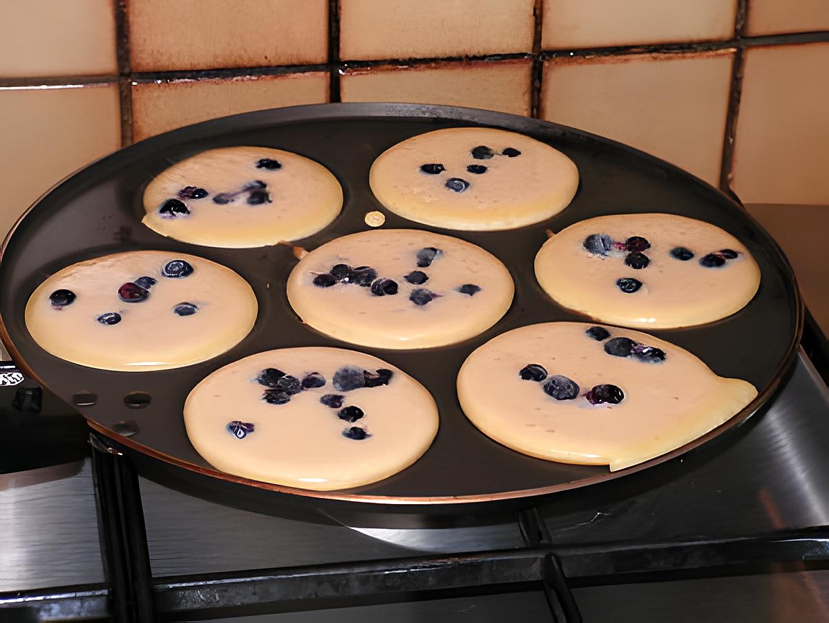 recette Pancakes aux myrtilles