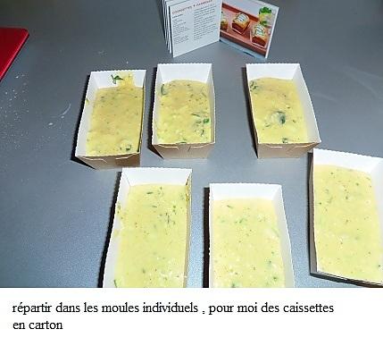 recette Petits cakes courgettes –parmesan
