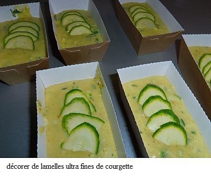 recette Petits cakes courgettes –parmesan