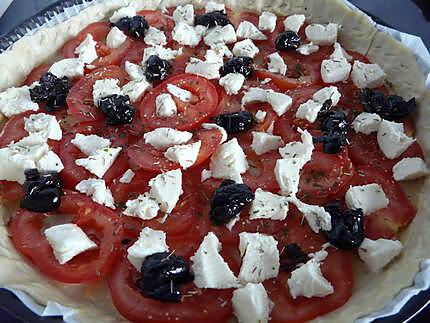 recette Ma tarte à la tomate