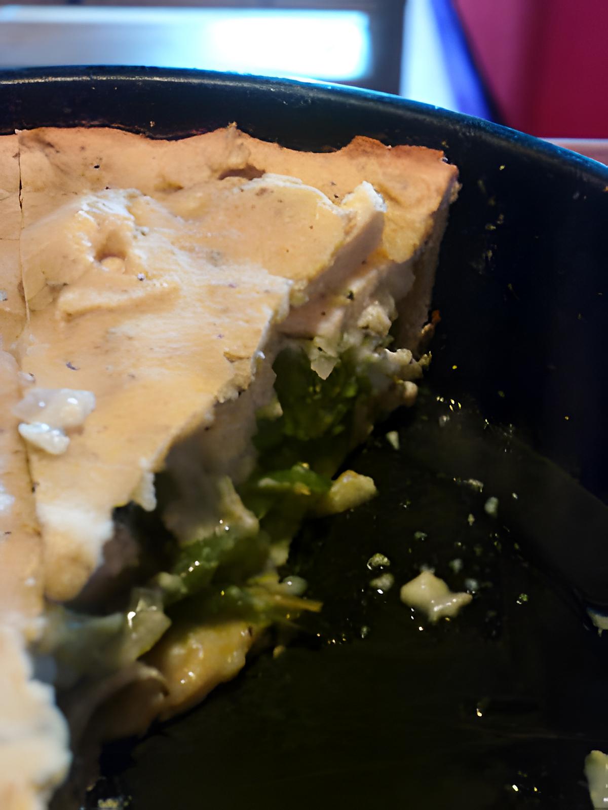 recette Tourte aux légumes et au poulet