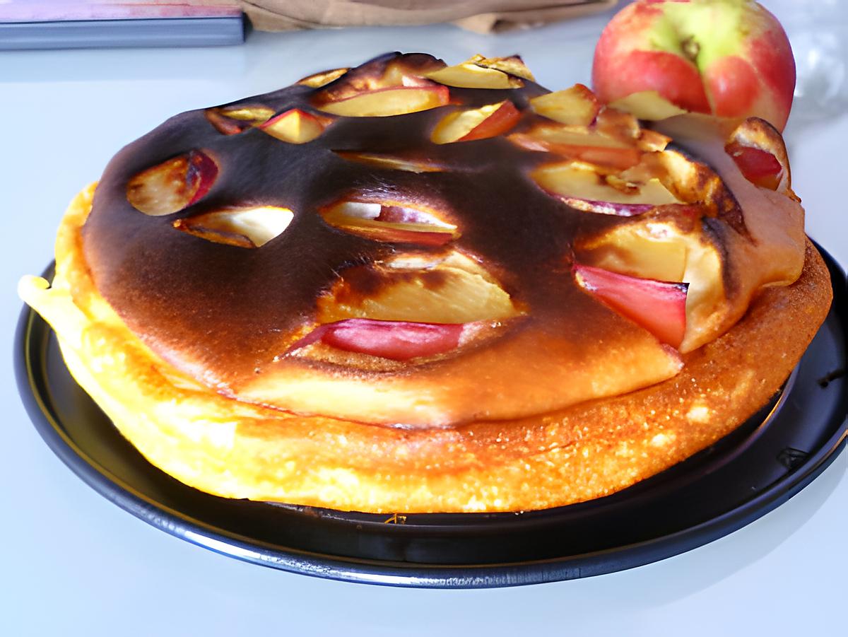 recette Gâteau fromage blanc 0% et nectarine