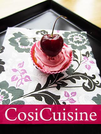 recette Cupcake à la cerise