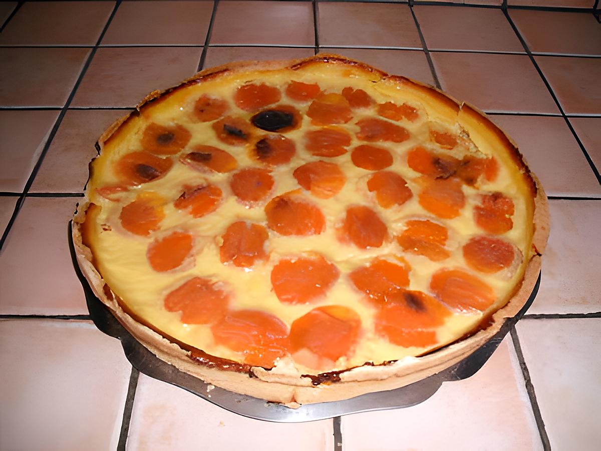 recette Tarte aux abricots