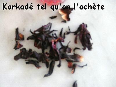 recette Tisane de karkadé