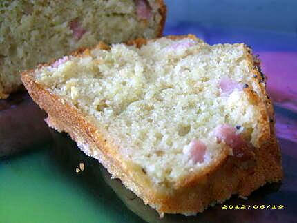 recette cake aux artichauts, petits lardons et conté rapé