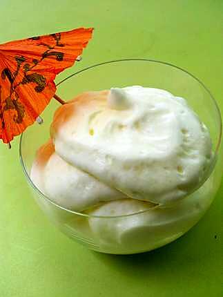 recette Chantilly cubaine au rhum