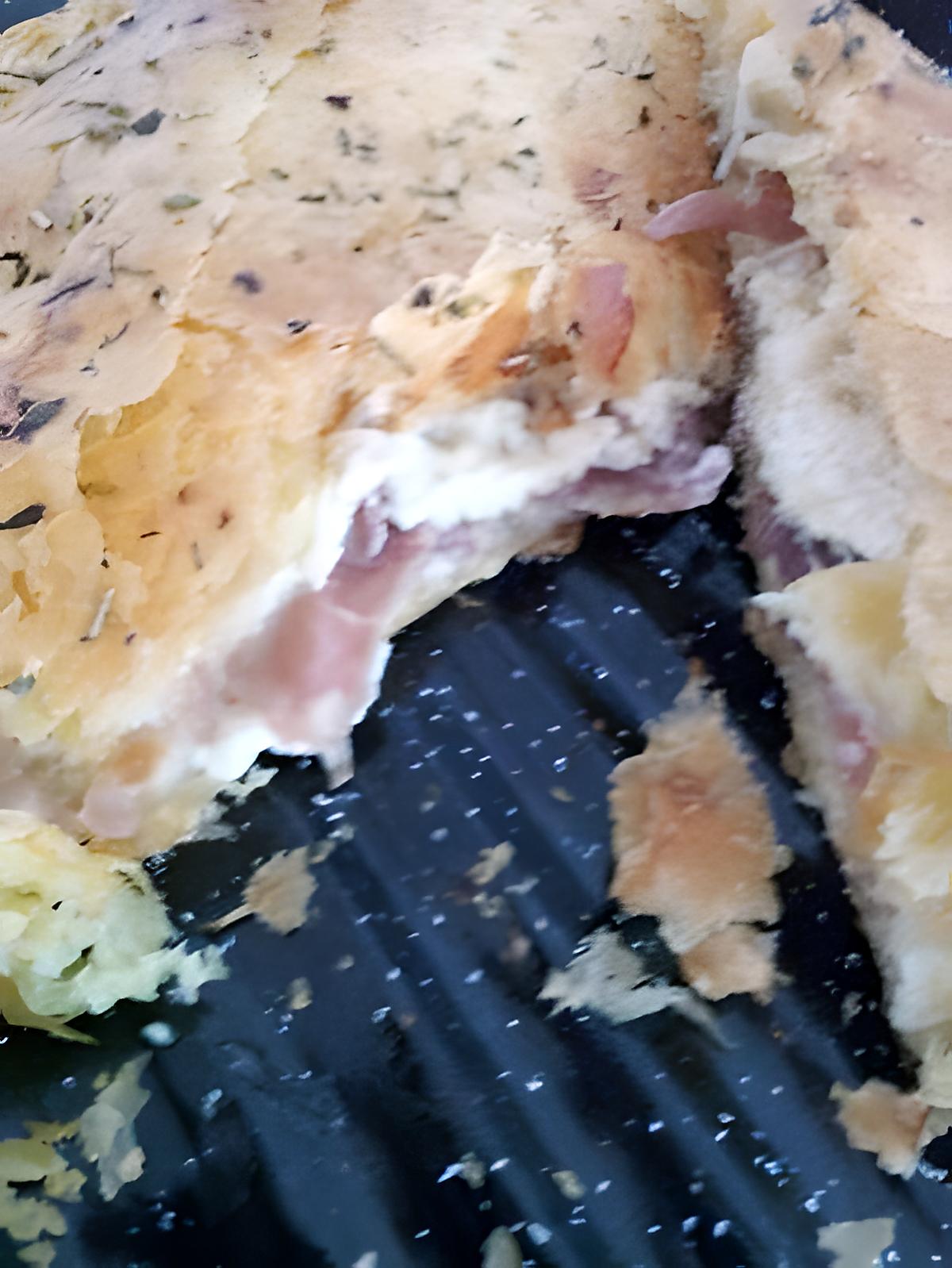 recette Calzone au jambon cru et chévre