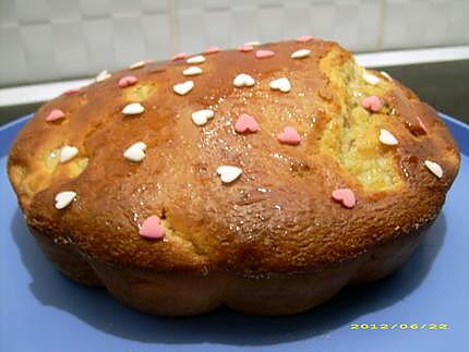 recette gâteau moelleux aux noix et poires caramélisées