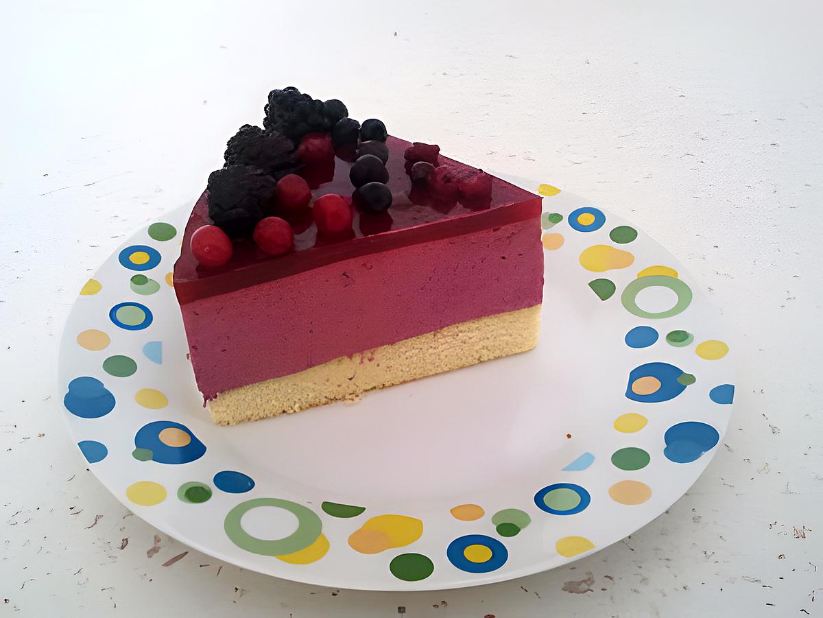 recette Bavarois aux fruits rouges ( recette prise à chevrefeuille14 )