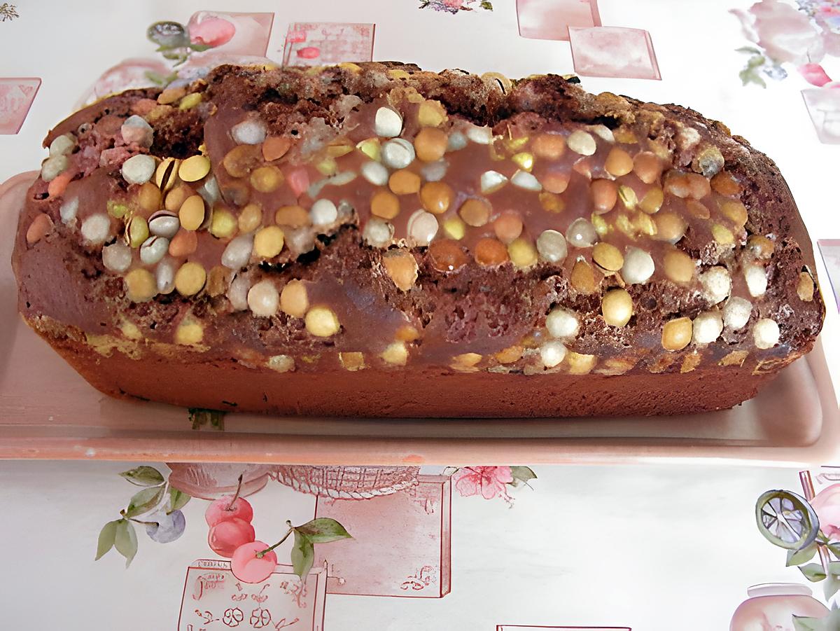 recette cake au chocolat et smarties