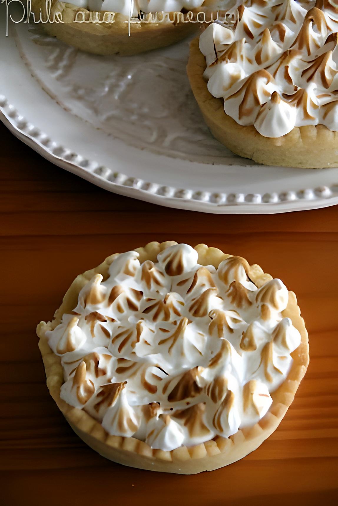 recette Tartelette au citron meringuée