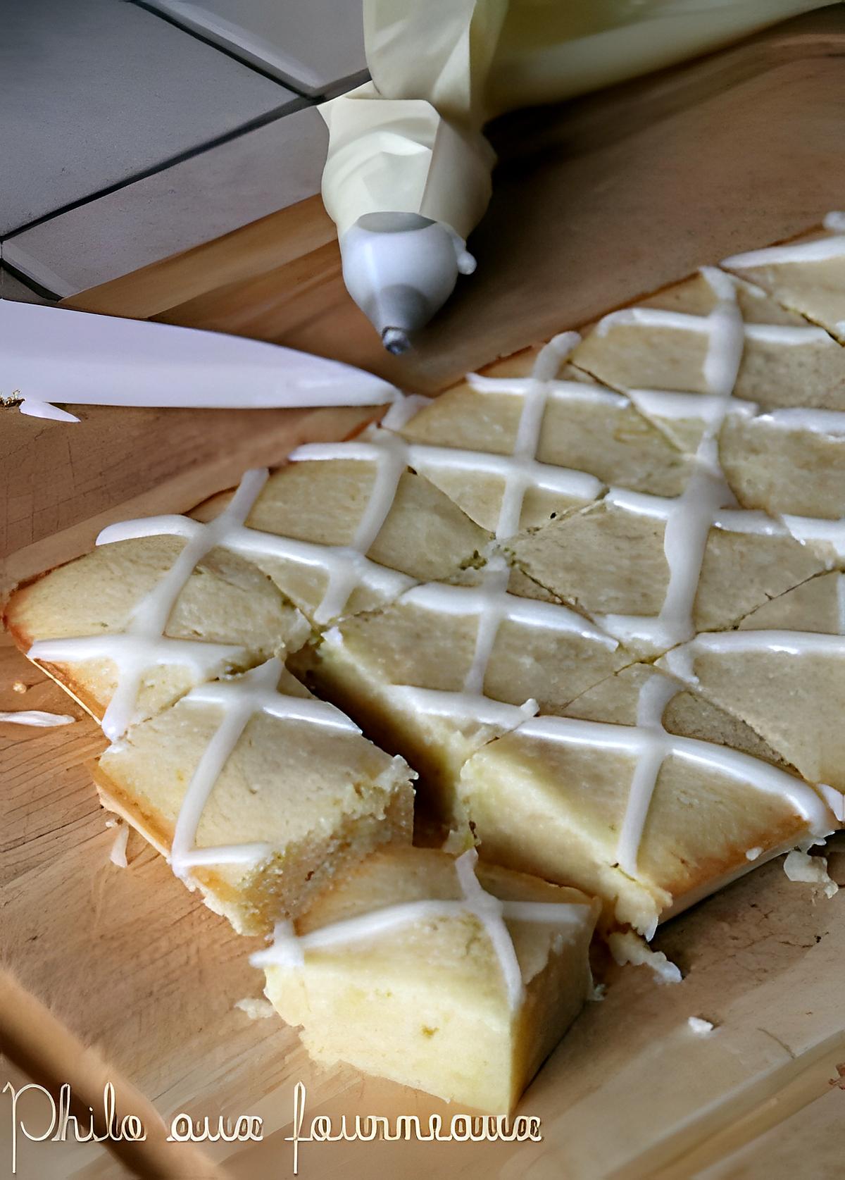 recette Brownies au chocolat blanc & citron