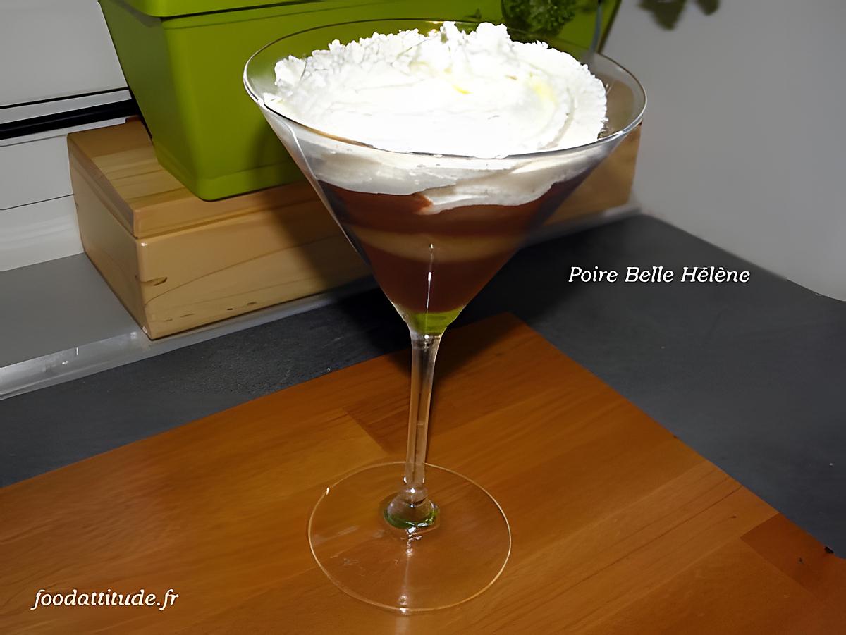 recette Poire Belle Hélène