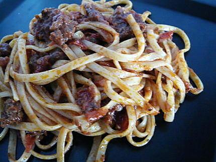 recette Ma bolognaise aux tomates fraîches