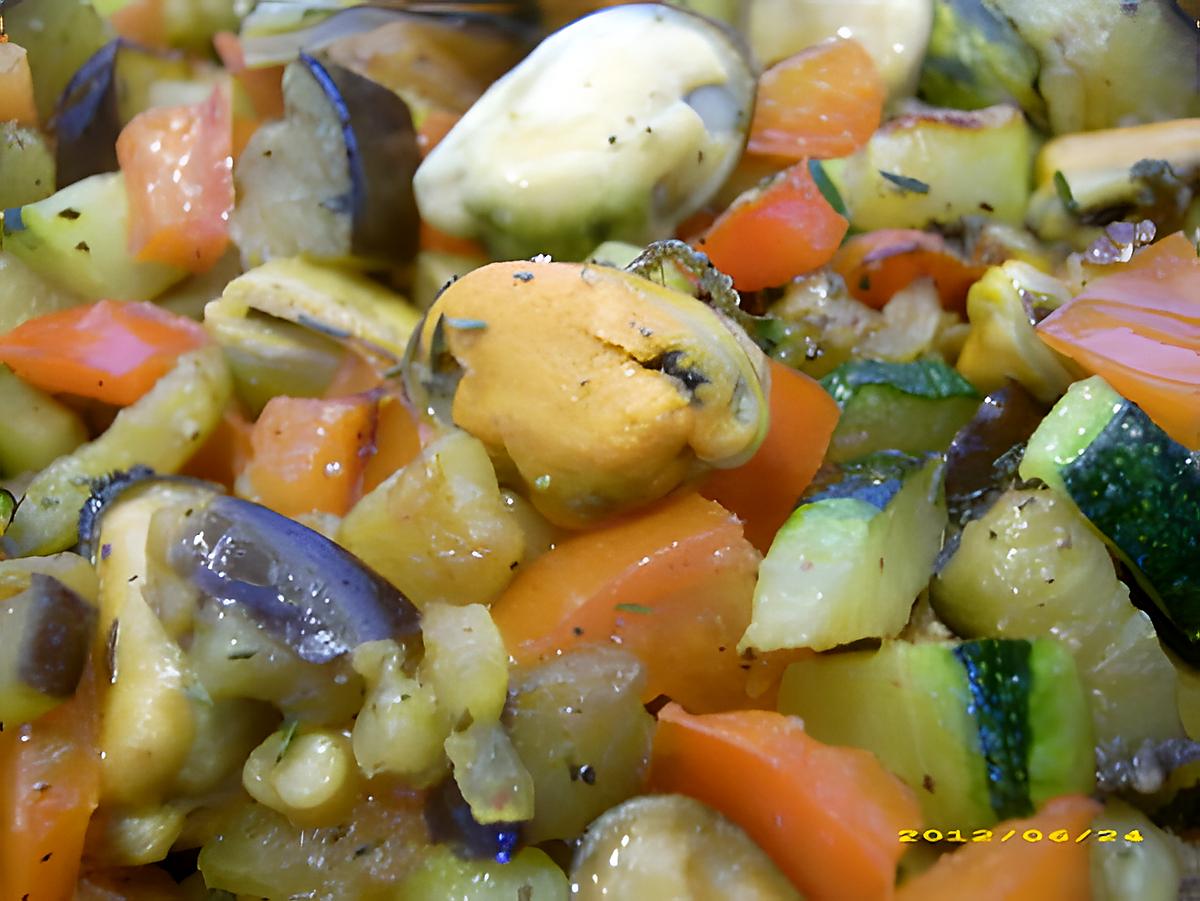 recette ratatouille aux moules